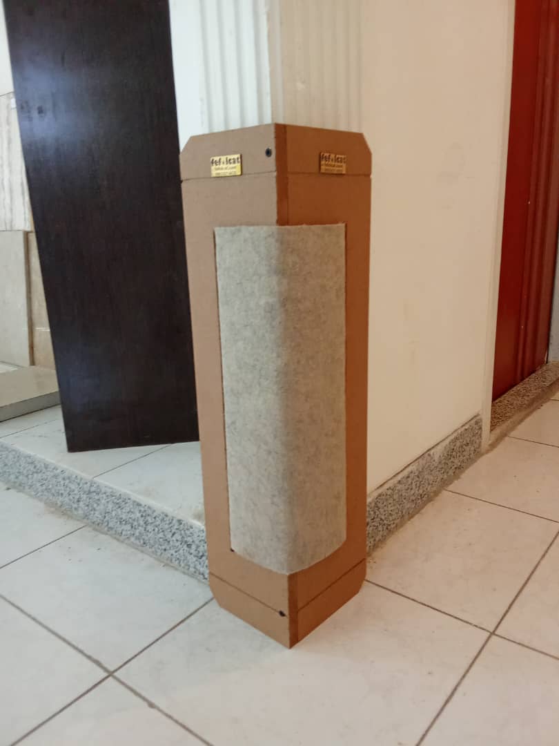 IMG-20250930-WA0003 اسکرچر گربه مدل دیواری نبش دیوار - Image 1
